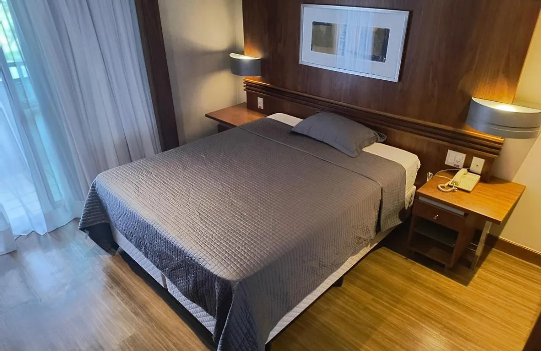 Flat Particular Com Varanda, Garagem E Wi-Fi No Hotel Grand Mercure-1