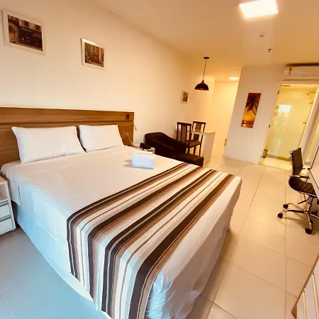 Flat Hotel Vision Hplus frente para Esplanada - SEM CAFÉ - Acomodação Particular-2