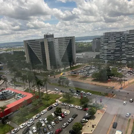 Flat Perfeito Em Frente Brasilia Shopping No Cullinan Hotel ,Apartamento Particular Sem Cafe Da Manha-3