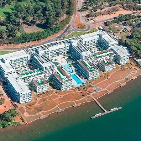 Luxuoso Flat Brisas Do Lago Terraco Aconchegante-3