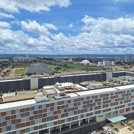 Hotel Vision Hplus, Flat Moderno E Completo Com Varanda, Brasilia-2