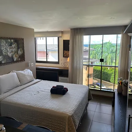 Flat Life Resort Com Vista Do Lago-3