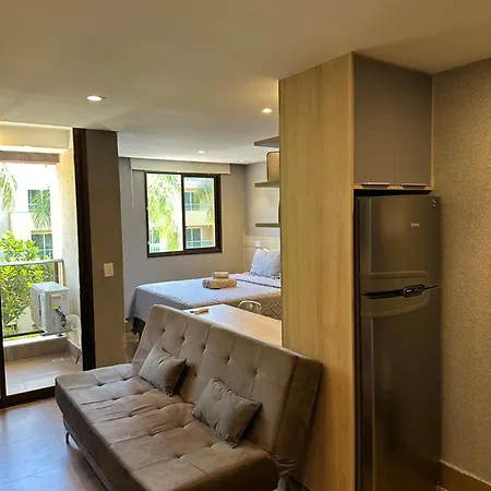 Flat No Life Resort A Beira Lago-3