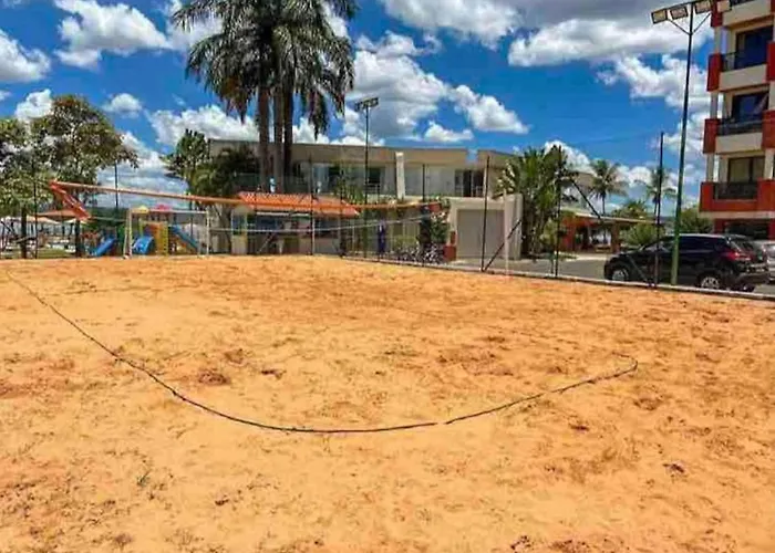Pet friendly Apart Lake Side Vista Jardim C/Balanco Brasilia