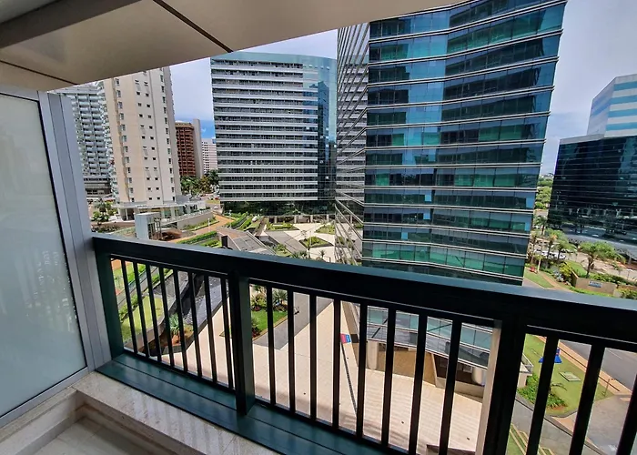 Flat Vision Executivo Premium, Com Estacionamento Gratis, Estacao De Recarga De Carro Eletrico, Ao Lado Da Esplanada Dos Ministerios, Piscina, Academia, Sauna, Recepcao 24Hs, By Rei Dos Flats Brasilia