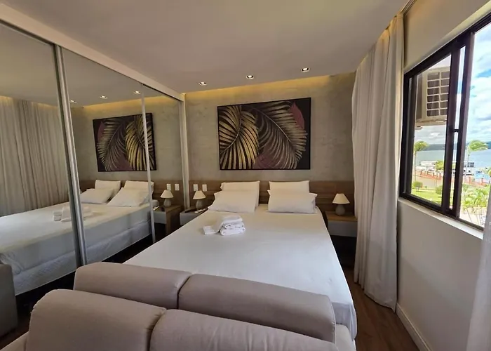 Luxuoso Flat 331 Lake Side Com Vista Para O Lago Brasilia